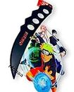 Mohaa Naruto Anime Sword Keychain 13.66 Cm Metal Yondaime Weapon Toy-Gift For Men, Boyfriend, Kids, Ninja Fans Keyring For Home|Room Keys-Kunai Sword| (Asuma Chakra)