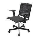 Gaming Chairs For Adults/Kids, Classic Home Office Desk Chairs Folding Accent Chairs with Arms and Wheels, Ergonomic Lift Chair Recliners Computer Chairs Learning Lounge Chairs (Color : Nero)
