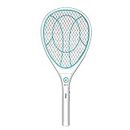 Night Cat Electric Mosquito Fly Swatter Bug Zapper Bat Racket, Pests Insects Control Killer Repellent, USB Rechargeable, LED Lighting, Double Layers Mesh Protection