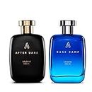 Ustraa After Dark Cologne - 100ml - Perfume for Men | with Oudh, Musk notes | For Night Occasions & Base Camp Cologne - 100ml | Cool, Crisp Fragrance of the Mountains | For Day Occasions