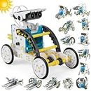 Energia Solare Robot, 13-in-1 STEM Kit Robots Giochi Educativi 8 9 10 11 12+ Anni - 190+ Pezzi di Robot Solari Giocattoli da Costruzione Regalo per Bambini Ragazzi Ragazze