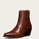 Tecovas Women's The Daisy Zip Boots, 6" Shaft, Sequoia, Bovine, 2.5" Heel, 7.5 B