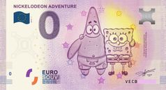 Billete 0 euros "NICKELODEON ADVENTURE" VECV 2019-1