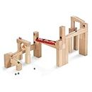 Haba Ball Track Large Basic Set - 42 Piece Wooden Marble Run for Beginner to Expert Architects Ages 3 to 10 (Made in Germany)