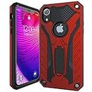 Kitoo Designed for iPhone XR Case with Kickstand, Military Grade 12ft. Drop Tested - Red