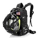 Helmet Backpack for Motorcycle Cycling, Large Capacity Waterproof Helmet Holder, Helmet Storage Bag Hiking Backpack