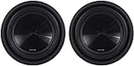 Alpine Bass Series SWT-10S4 Dual Sub 2-Pack, Includes Two 10" 1000 Watt 4 Ohm SWT Shallow Truck or Car Subwoofers