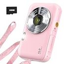 Digital Camera [2nd Gen Upgraded] FHD 1080P Digital Camera for Kids with 32GB Card, Vlogging Camera for Video Anti-Shake, Portable Point and Shoot Camera Fill Flash 16X Zoom, Small Camera for Travel