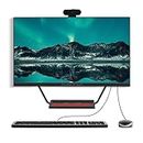 24 Inch All-in-One Computers with Charging Panel, i7 Quad-Core Desktop Computer with Cam, 16G RAM 512G SSD IPS HD Display for Home Office Student Gaming