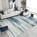 Cinknots Rugs Modern Soft Abstract Area Rugs for Living Room/Bedroom/Kitchen & Dining Room,Medium Pile Home Decor Carpet Floor Mat (Grey10, 5' 3" x 6' 6" Rectangular)
