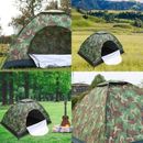 US 1-2 Person Outdoor Camping Tent Waterproof for Family Camouflage Hiking