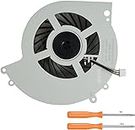 Rinbers Internal CPU GPU Cooling Cooler Fan Replacement Part for Sony Playstation 4 PS4 CUH-1215A CUH-12XXA Series Console 500GB KSB0912HE with Tool Kit