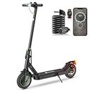 isinwheel Electric Scooter, 8.5 Inch Wheel Electric Scooters Adult, Peak 500W Motor E Scooter, 30KM Long Range, 3 Speed Modes with App Control, Doual Braking System