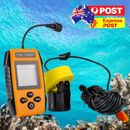 Portable Wireless Fish Finder Ice Fishing Sonar Sensor 120FT Depth Sounder Alarm