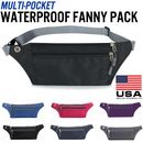 Waterproof Running Belt Fanny Pack Waist Pouch Outdoor Camping Hiking Travel Bag