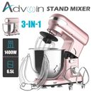 3in1 Stand Mixer 6 Speed Electric Mixing Bowl/Whisk Cake Machine Kitchen