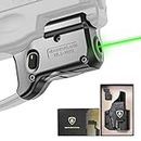 WARRIORLAND Green Laser Sight and Kydex Holster Combo Tailored Fit Taurus G2C/G3C/PT111 Millennium G2/PT140, Ultra Compact G2C Beam Sight, Gun Sight with Ambidextrous On/Off Switch & Power Indicator