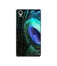 Amazon Brand - Solimo Hardcover Designer Peacock Feather 3D Printed Hard Back Case Mobile Cover For Vivo Y51L, Others