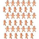 36pcs mini plastic Babies for baby shower, ice cube game, party decorations, baby toys（Latin color）