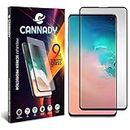 Cannady samsung galaxy s10e Edge to Edge Screen Protector Tempered Glass screen Guard gorilla glass HD+ 9H hardness Anti Fingerprint - pack of 1