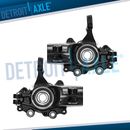 Pair Front Steering Knuckles Wheel Hub Bearing Assembly for 2012-2018 Ford Focus