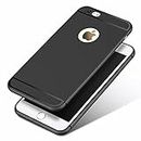 Mezmo Soft Silicone with Anti Dust Plug Shockproof Slim Back Cover Case for Apple iPhone 5/5S/SE -Black