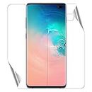 MASSTRADERS® 360° Buff Screen Protector Flexible Anti Scratch Bubble Free Front + Back Screen Guard Compatible for Samsung Galaxy S10 Plus (NOT Tempered Glass)