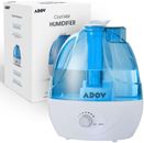 Cool Mist Air Humidifier 2.5L Whisper Quiet for Bedroom Home Office Baby Room