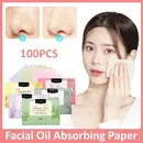 100pcs Women Face Oil Absorbing Paper Beauty Woman Facial Care Paper Absorbs Facial Fat Beauty