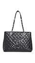 CHANEL Women's Pre-Loved Grand Shopping Tote, Caviar, Black, One Size