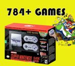 Mod- Super Nintendo Classic Mini Edition Gaming Console -All USA SNES 784 Games