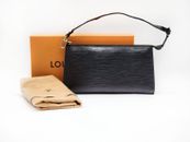 Louis Vuitton Pochette Accessoires Pouch Small Black Leather