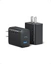 Anker iPhone 15 Charger, Anker USB C Charger, 2-Pack 20W Dual Port USB Fast Wall Charger, USB C Charger Block for iPhone 15/15 Pro/15 Pro Max/14/13/12, Pad Pro/AirPods and More(Cable Not Included)