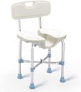 Oasis Space Shower Chair Bath Seat For Inside Bathtub, Upgraded U-Shaped Shower