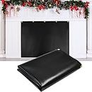 Indoor Fireplace Cover Screen Fireplace Blocker Draft Stopper Fireplace Blankets Save Energy Fireplace Draft Guard Fireplace Seal Cover for Heat Loss Inside Brick Fireplace Insulation, 45" W x 34" H