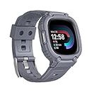 ZZMY Compatible with Fitbit Versa 4 Straps with Bumper Case TPU Sport Protective Case Fitbit Sense 2 Rugged Replacement Band Accessories for Fitbit Sense/Fitbit Versa 3 (No Watch) (#2)