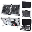 40W 12V Photonic Universe Portable Folding Solar Charging kit with Protective case and 5m Cable for a Motorhome, Caravan, Campervan, Camping, car, Van, Boat, Yacht or Any Other 12V System