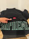 supreme black t shirt size large geen supreme print on back