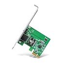 TP-LINK TG-3468 Gigabit PCI Express Network Adapter - Green, 32-bit 10/100/1000 Mbps RJ45 Port, IEEE 802.3X Flow Control, Win 11/10/8.1/8/7/Vista/XP, PCIe Ethernet Card