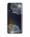 Samsung A30S -hull Soft Gel Solid With Motif Quality (Flowers White)