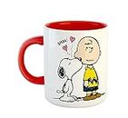 ASHVAH Snoopy and Charlie Brown Printed Coffee Mug Gift for Friends/Best Gift for Dog Lover (Red)