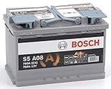 Bosch Automotive S5A08, Batteria Per Auto, 70A/H, 760A, Tecnologia Agm, Adattato Per Veicoli Con Sistema Start/Stop, ‎27.8 x 17.5 x 19 cm, 20.09 Kg