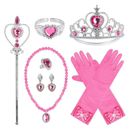 Gloves Princess Costume Crown Princess Clothing Accessories Kids Cosplay Prop