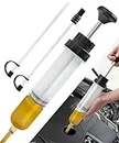 bylikeho Oil Extractor,Fluid Extractor,Car Accessories Auto Syringe Pump Automotive Fluid Syringe Pump Manual Suction Vacuum Fuel for Power Steering Transmission Gear Oil & Brake Fluid Transfers