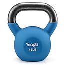 Yes4All Neoprene Coated & Kettlebell Sets - Hand Weights for Home Gym & Dumbbell Weight Set training 45 lb