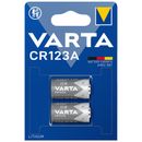kQ Varta Batterie Photo Lithium CR123A 3V 2er Blister