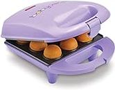 Babycakes Mini Cake Pop Maker by Select Brands - Easy-to-Use Cake Pop Machine - Cake Pop Recipes Included - Non-stick Coating, Non-skid Feet and Power Light - 9 Cake Pops