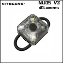 NITECORE NU05 V2 USB-C Rechargeable Headlamp Mate 40Lumens 4 Lighting Modes Activity Outdoor/Camping