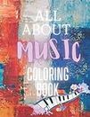All About Music Coloring Book