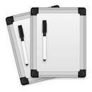 Thornton's Office Supplies 8.25 in x 6.5 in Dry Erase Board, Set of 2